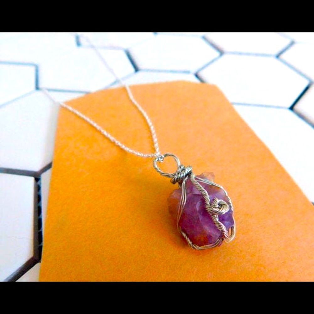 Amethyst necklace
